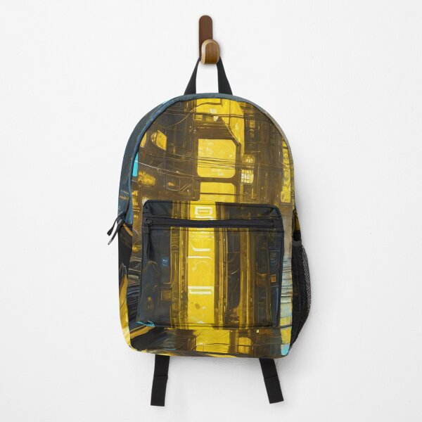 Item preview, Cyber City of the Future in Yellows - Cityscape designed and sold by Delerat7.
