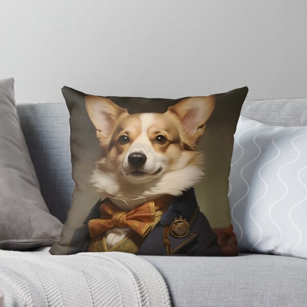 Item preview, Dapper Corgi Portrait Art designed and sold by ConfettiSkyArt.