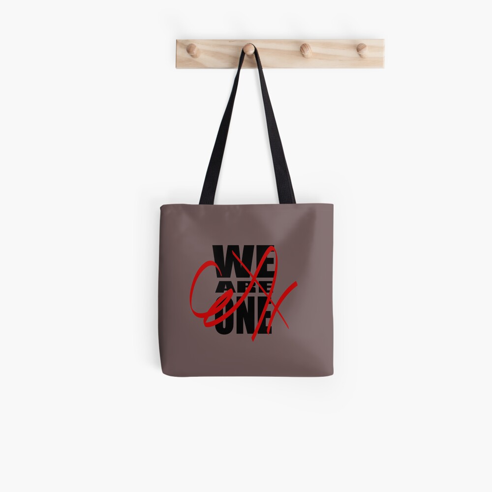 We Are One (in black) Tote Bag