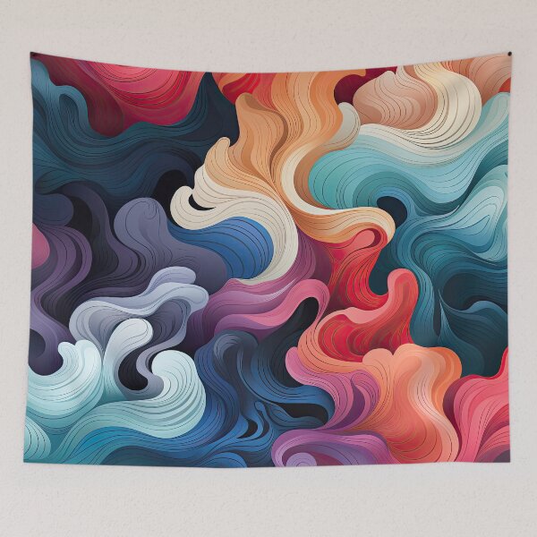 Item preview, Patterns in Motion: A Drawing Celebrating the Energy of Waves designed and sold by Belltwon.