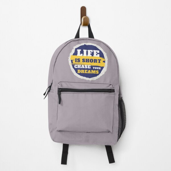 Item preview, Life is Short, Chase Your Dreams designed and sold by Chill and Joy Studio .