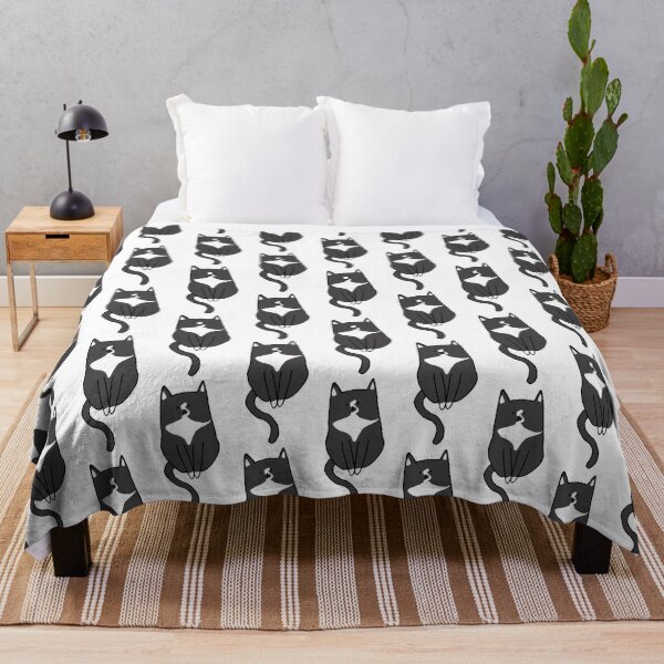 Item preview, Black and white cat designed and sold by Sophiethesmalll.