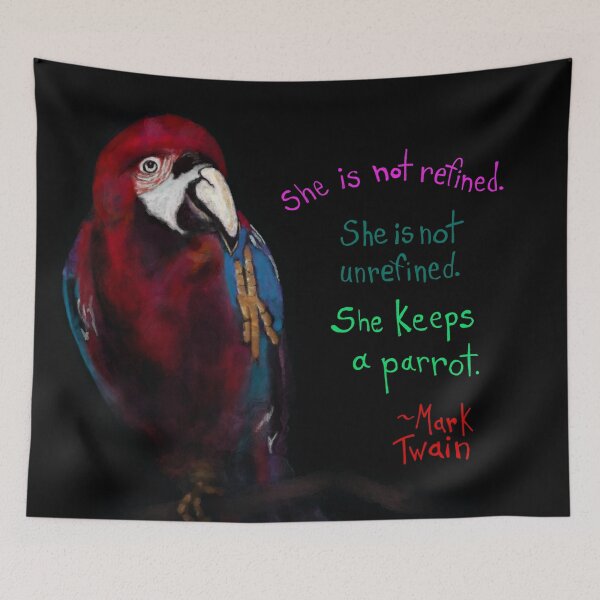 Item preview, A parrot lady designed and sold by mybadtvhabit.