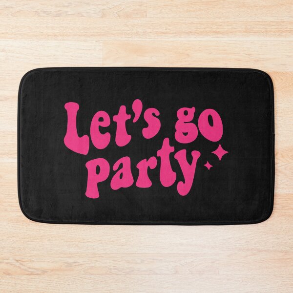 Item preview, Let's go party groovy pink text designed and sold by julexy.