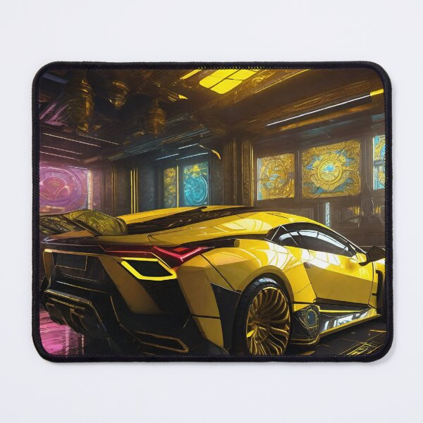 Item preview, Fast Car in Yellows - Cyber City Scene designed and sold by Delerat7.