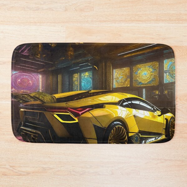 Item preview, Fast Car in Yellows - Cyber City Scene designed and sold by Delerat7.