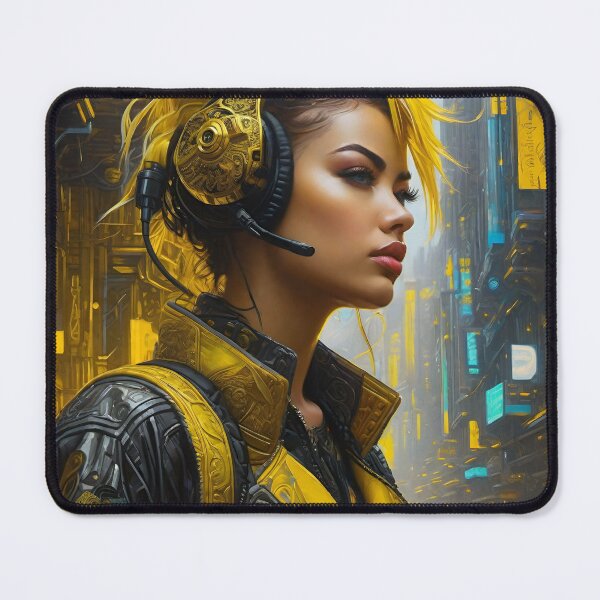 Item preview, Future Girl in Yellows - Cyber City scene designed and sold by Delerat7.