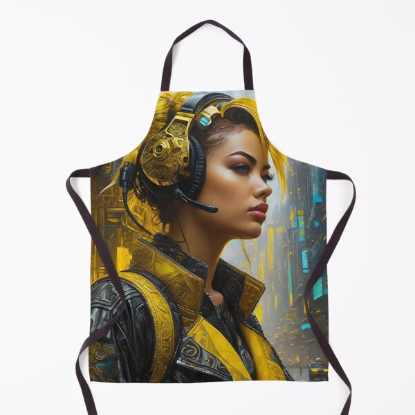 Item preview, Future Girl in Yellows - Cyber City scene designed and sold by Delerat7.