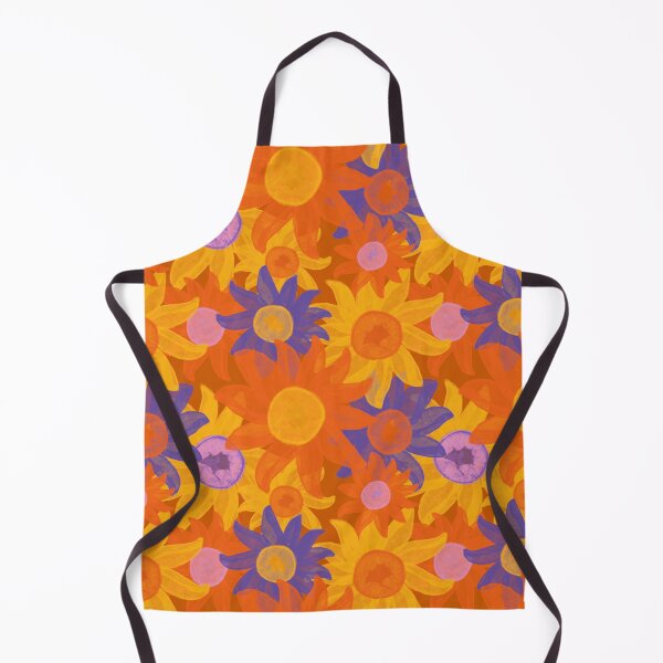 Item preview, Patrón de jardín de girasoles de acuarela designed and sold by XiangSlowLife.
