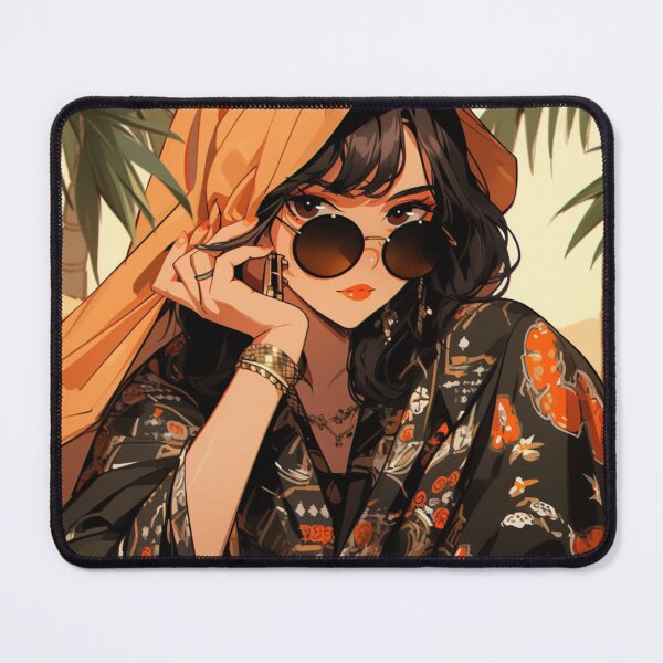 Item preview, 90s Anime Girl Fatimah in Dubai: A Fusion of Nostalgia and Elegance in the Desert Oasis! designed and sold by RIAiCreations.