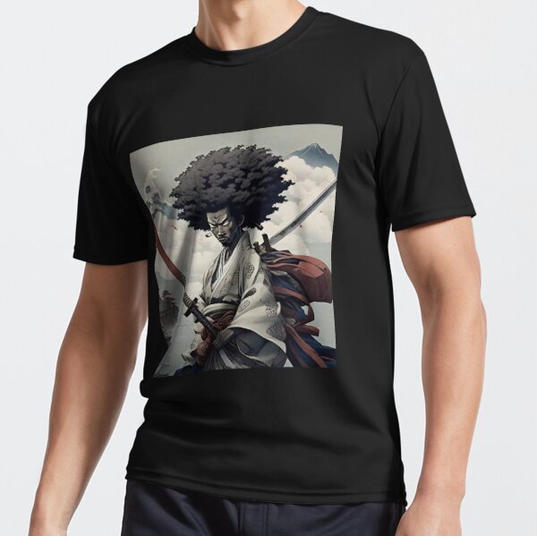 Afro Samurai Unisex T-Shirt Afro Samurai Japanese Ninja Anime Manga All  Size 