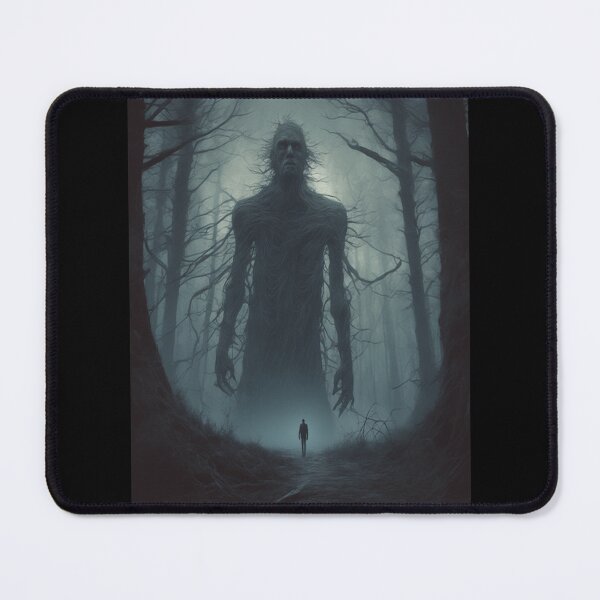 Item preview, The forest guardian. A man meets a terrifying apparition in a haunted forest on a foggy halloween night designed and sold by DWeyers.