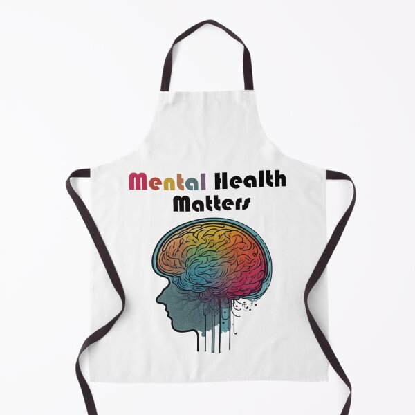 Item preview, colorful brain mental health matters t-shirts designed and sold by fowzi shokri.