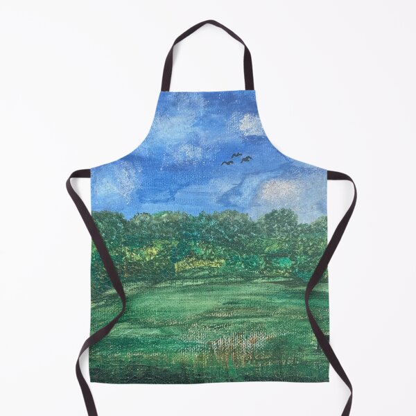 Item preview, nice green park with water colour designed and sold by Superann8.