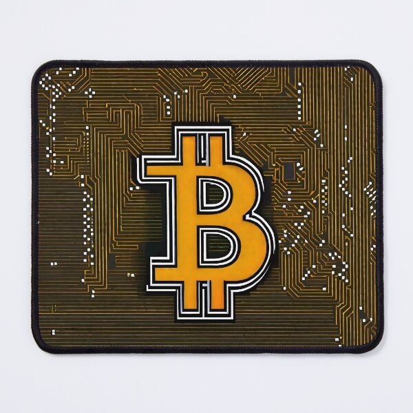 Item preview, Bitcoin Cryptocurrency Pixel Art designed and sold by CM7Designs.