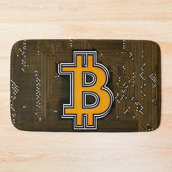 Item preview, Bitcoin Cryptocurrency Pixel Art designed and sold by CM7Designs.