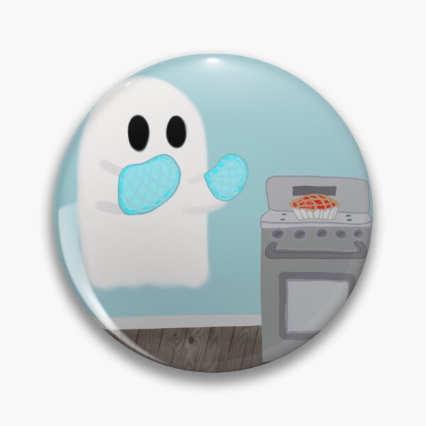 Artikelvorschau, Geist backt einen Kuchen entworfen und verkauft von Polishandpaint.