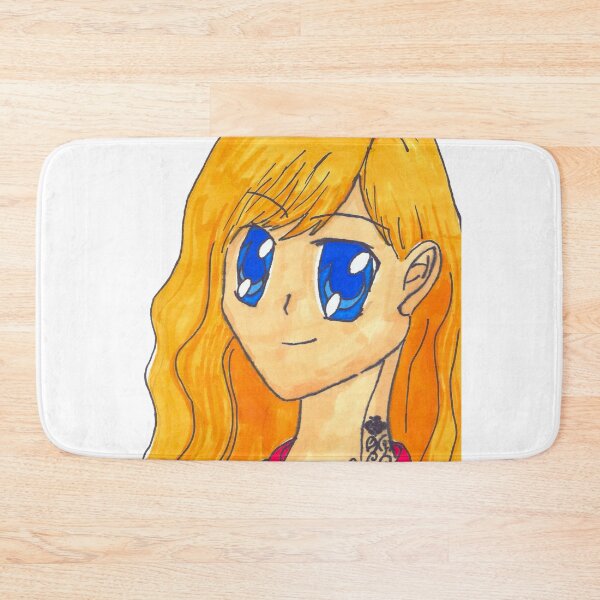 Item preview, Blonde woman with blue eyes and tattoo designed and sold by Anmioma.