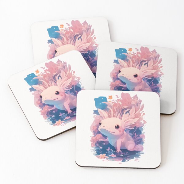 Item preview, Floral Fantasy: Axolotl Among Blooms designed and sold by Bulbuc.