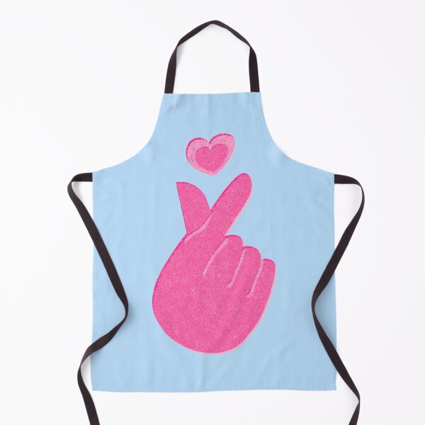 Item preview, Pink and Blue Finger Heart designed and sold by Charlottieloux.