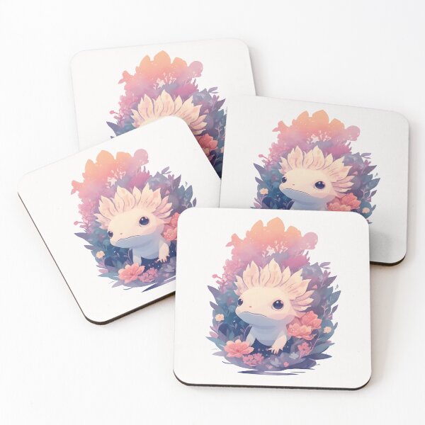 Item preview, Floral Fantasy: Axolotl  designed and sold by Bulbuc.