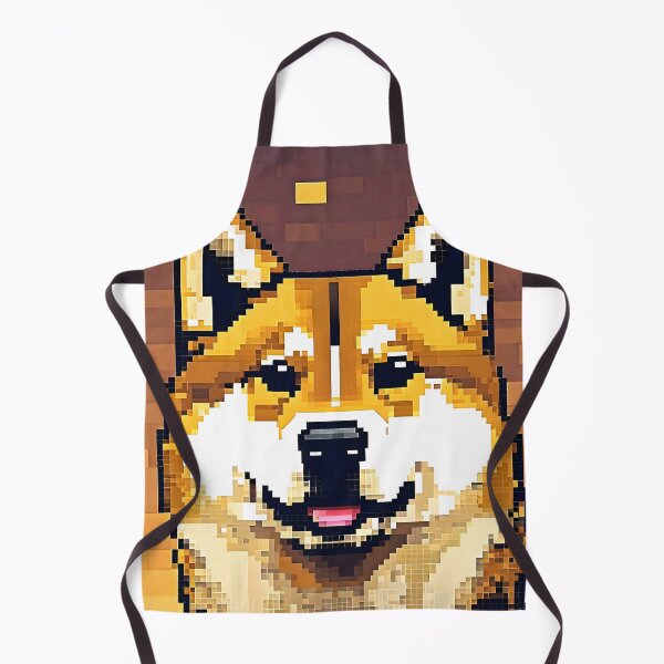 Artikelvorschau, Dogecoin Kryptowährung Pixel Art entworfen und verkauft von CM7Designs.