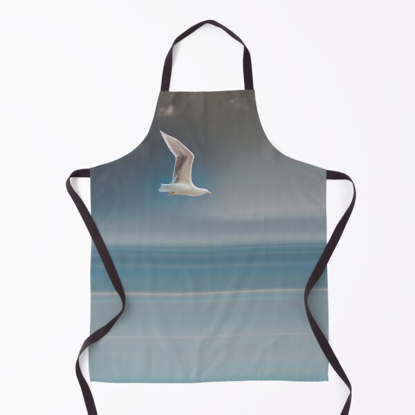 Item preview, Flying Coastal Bird - Seagull in Flight - Minimalist Coastal Décor 2 of 4 designed and sold by Beachy.