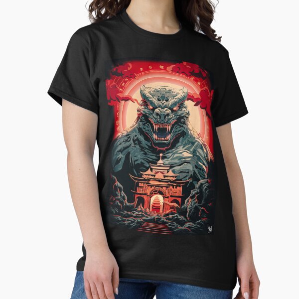 Vista previa del artículo con la obra «GODZILLA», diseñado y vendido por ORADGRAPHIC.