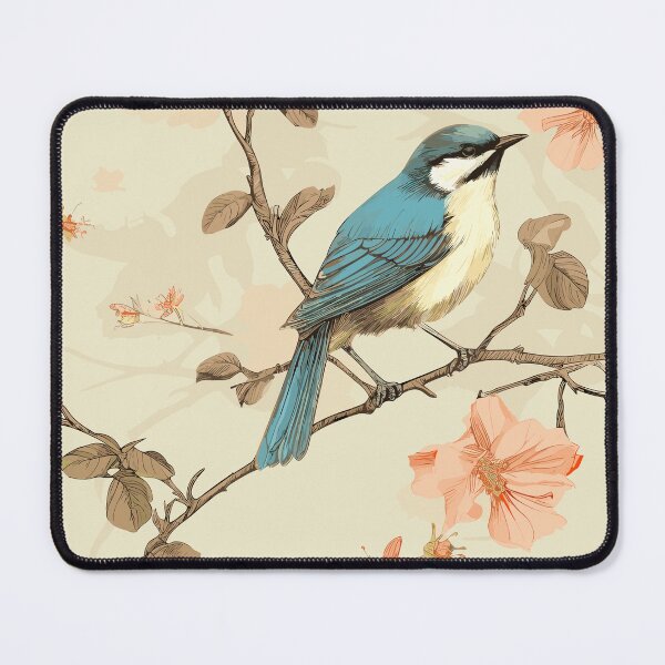 Item preview, Vintage Pretty Birds Pattern designed and sold by RetroPrints.