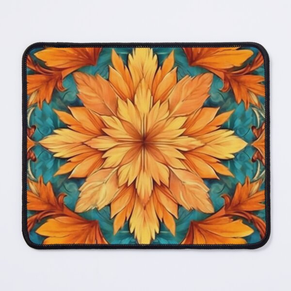 Item preview, Pretty Leaf Design in Orange, Yellow, and Teal designed and sold by LWLDesigns.
