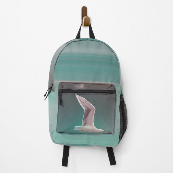 Item preview, Flying Coastal Bird - Seagull in Flight - Minimalist Coastal Décor 4 of 4 designed and sold by Beachy.