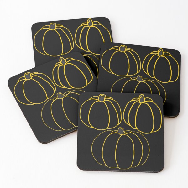 Item preview, Black and gold pumpkins  designed and sold by Artistkhg.