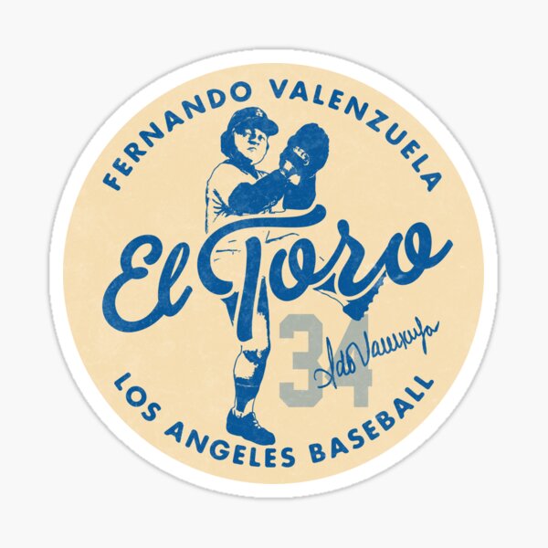 Fernando Valenzuela/ Dodgers Sticker – ILLKids StreetWear