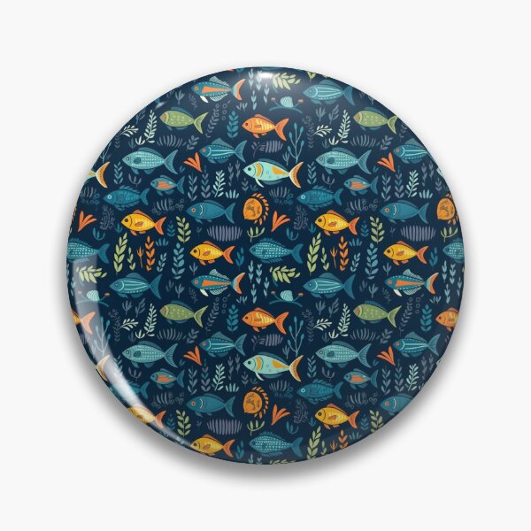 Item preview, Colorful Fish Pattern designed and sold by franktact.