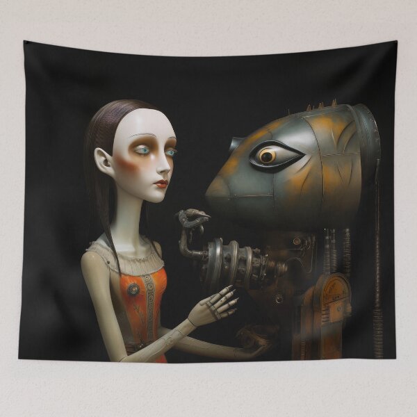 Item preview, Lovely Puppet w Robot Fish designed and sold by Peter LOPEZ.