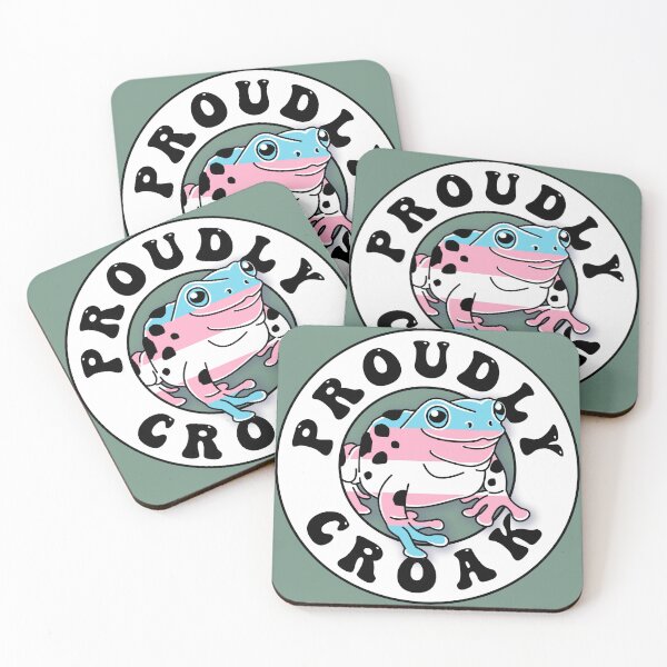 Item preview, Proudly Croak Froggy - Transgender designed and sold by BlissAndKittens.