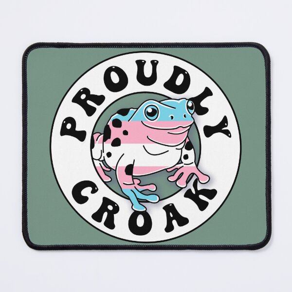 Item preview, Proudly Croak Froggy - Transgender designed and sold by BlissAndKittens.