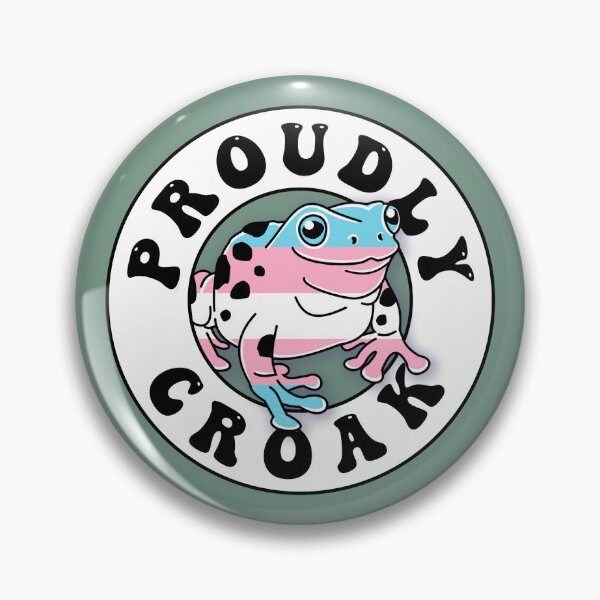 Item preview, Proudly Croak Froggy - Transgender designed and sold by BlissAndKittens.