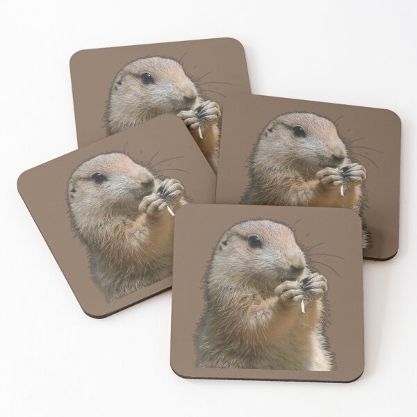 Item preview, Prairie Dog - brown background designed and sold by Louise-Mae.