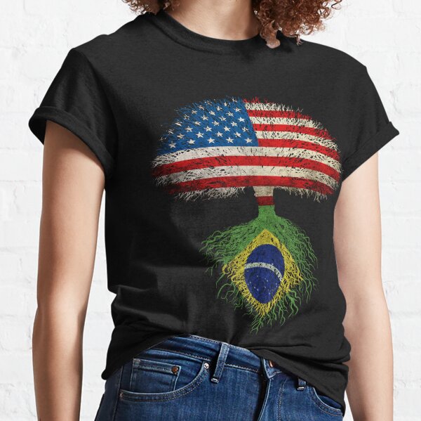 Brazil Brasil Roots American Grown Shirt For Men Women Kids 