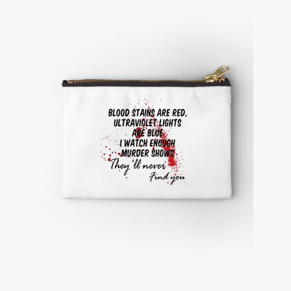 Item preview, Blood Stains Are Red Ultraviolet Lights Are Blue designed and sold by ThreadGen.