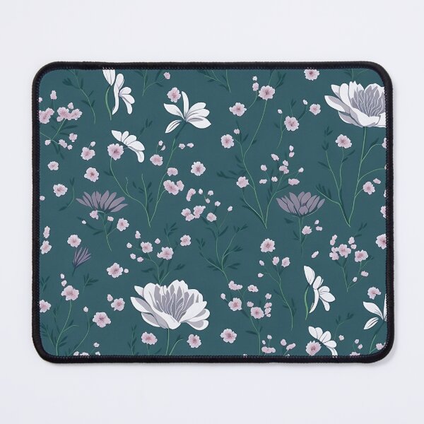 Item preview, Seamless floral pattern , Gypsophila flowers romantic - Green backgrund pattrens designed and sold by teerapol24.