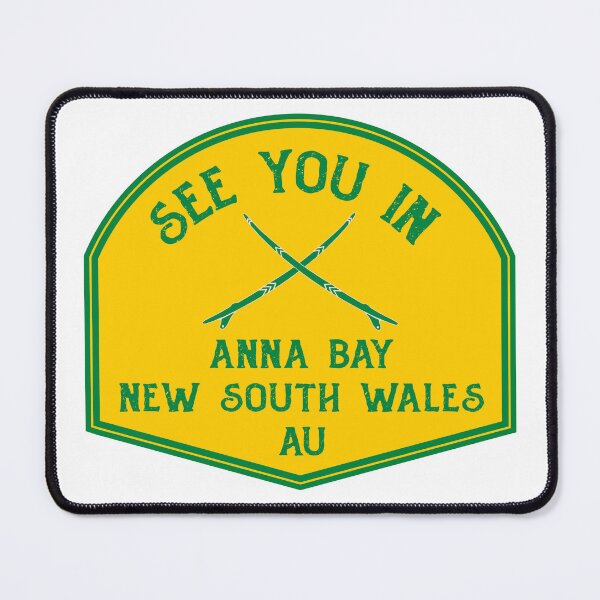 Item preview, Anna Bay-New South Wales-Australia-Green and Gold-See You In Anna Bay designed and sold by defimo.