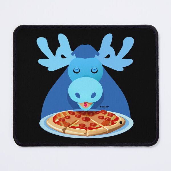 Item preview, BLUE MOOSE READY FOR PIZZA by dePace' designed and sold by mrpropcake.