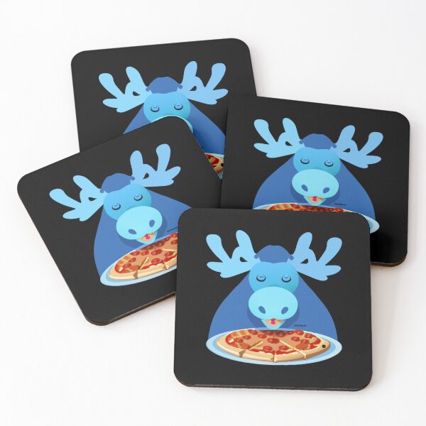 Item preview, BLUE MOOSE READY FOR PIZZA by dePace' designed and sold by mrpropcake.