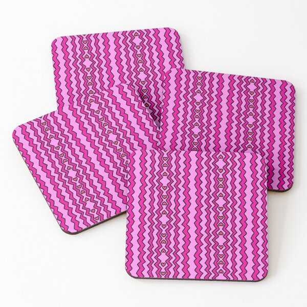 Item preview, Pink pattern with hearts designed and sold by Happyhidayat.