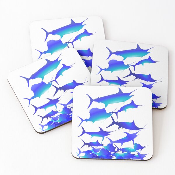 Item preview, Billfish Silhouettes Rising designed and sold by Color4Nature.