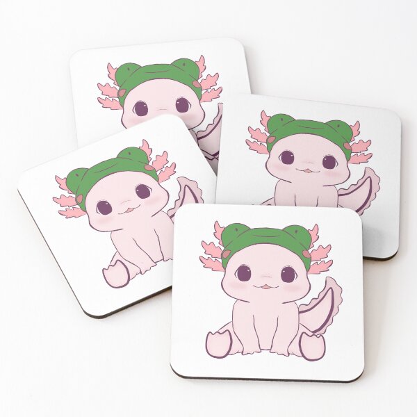 Item preview, Axolotl with frog cap designed and sold by ANDI-Design.