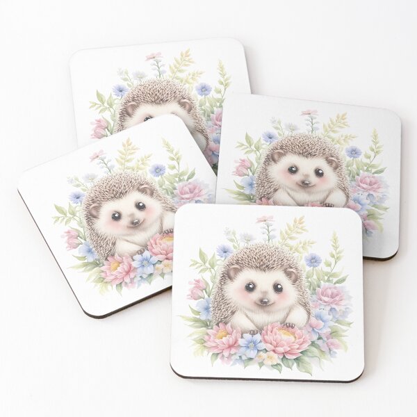 Item preview, Watercolor Hedgehog  designed and sold by Victoria Riabov.