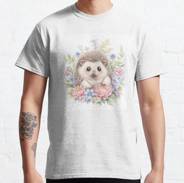 Watercolor Hedgehog Classic T-Shirt